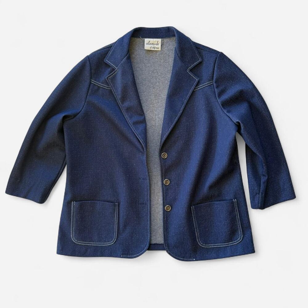 Vintage 70s Alamode of California western button-up blazer